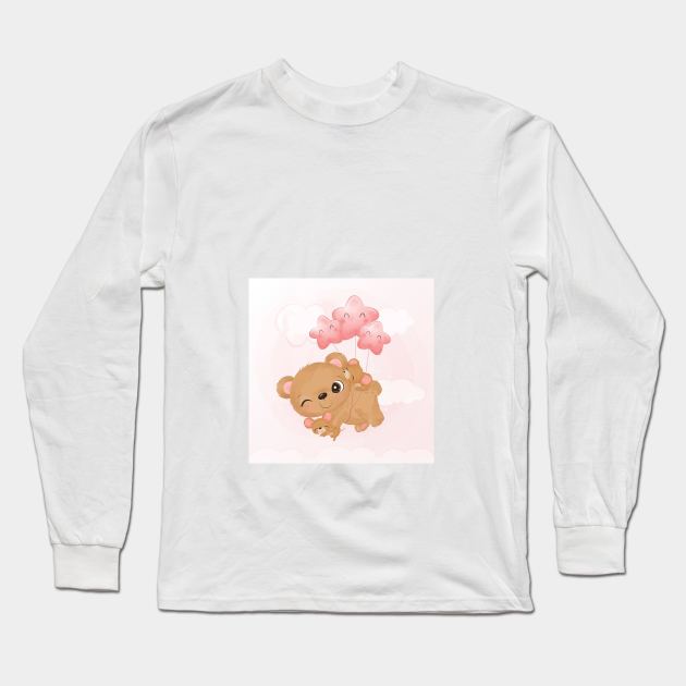 mouse Long Sleeve T-Shirt by O2Graphic